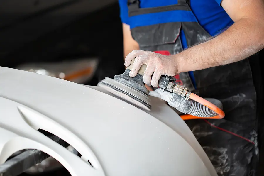 wet sanding